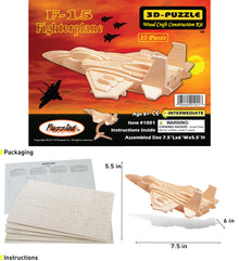 3D PUZZLES - F-15 FIGHTERPLANE