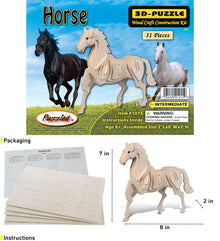 3D PUZZLES - HORSE
