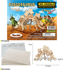 3D PUZZLES - STEGOSAURUS