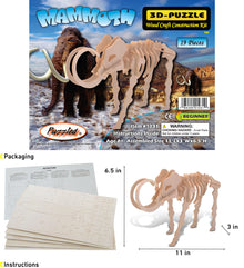 3D PUZZLES - MAMMOTH