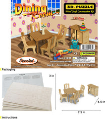 3D PUZZLES - DINNING ROOM