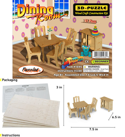 3D PUZZLES - DINNING ROOM