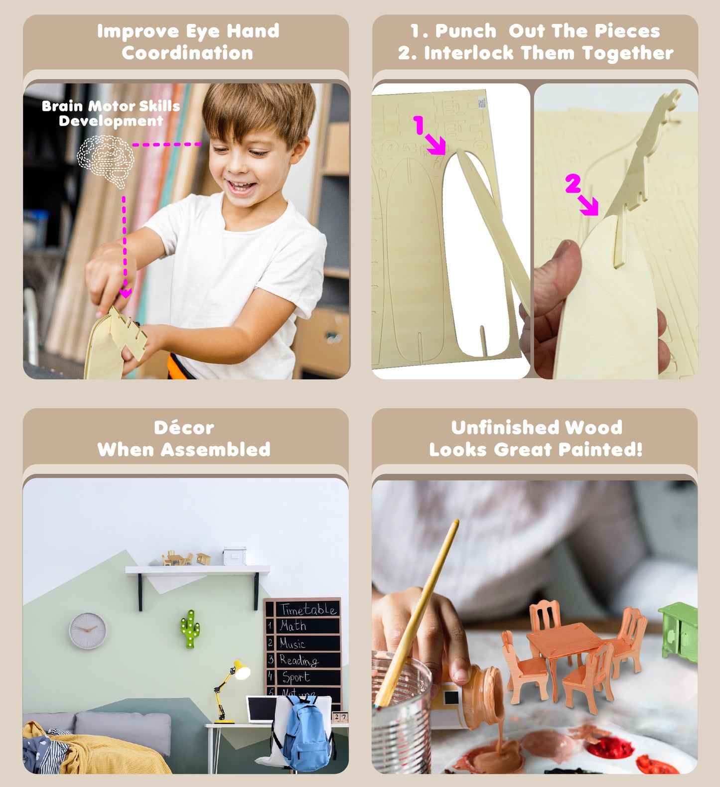3D PUZZLES - DINNING ROOM