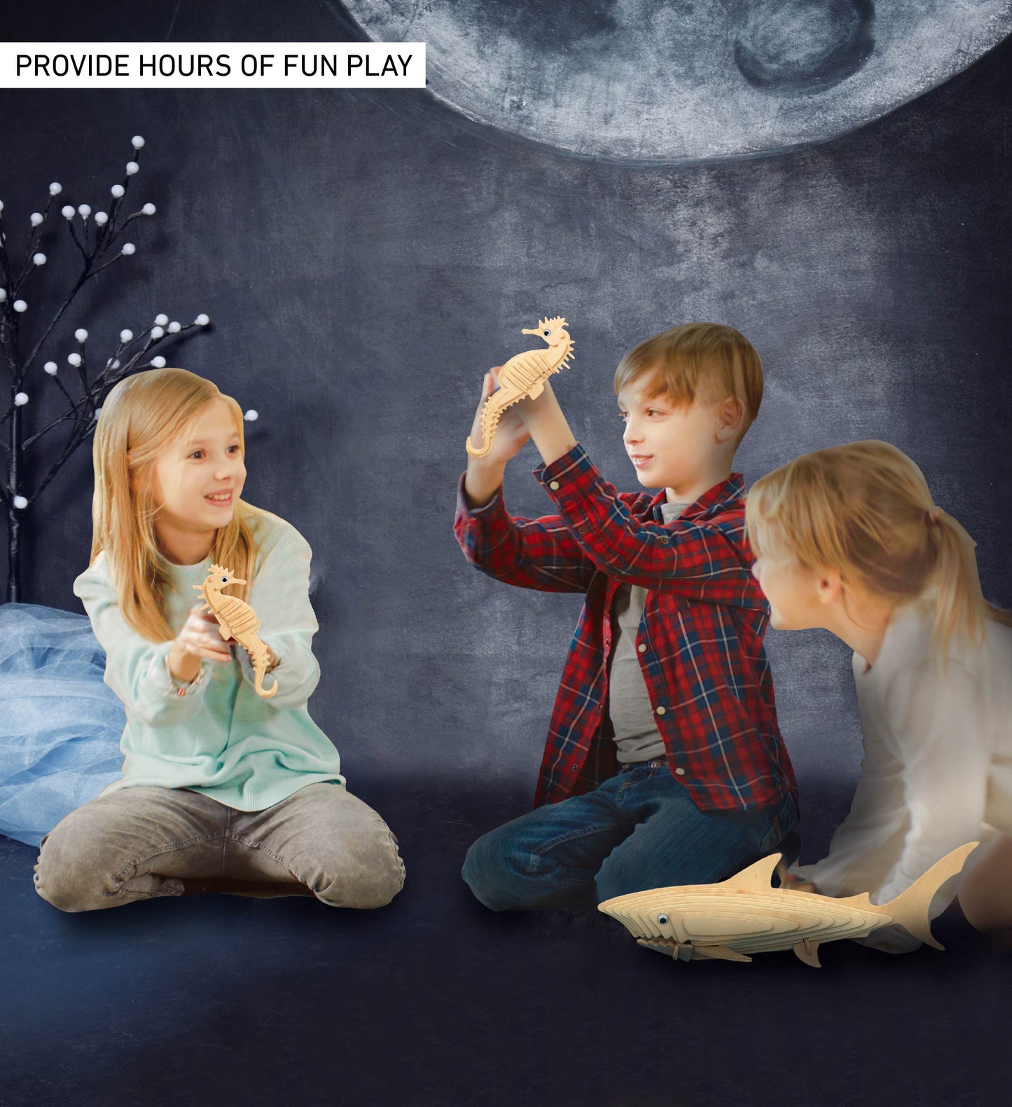 3D PUZZLES - SEA-HORSE