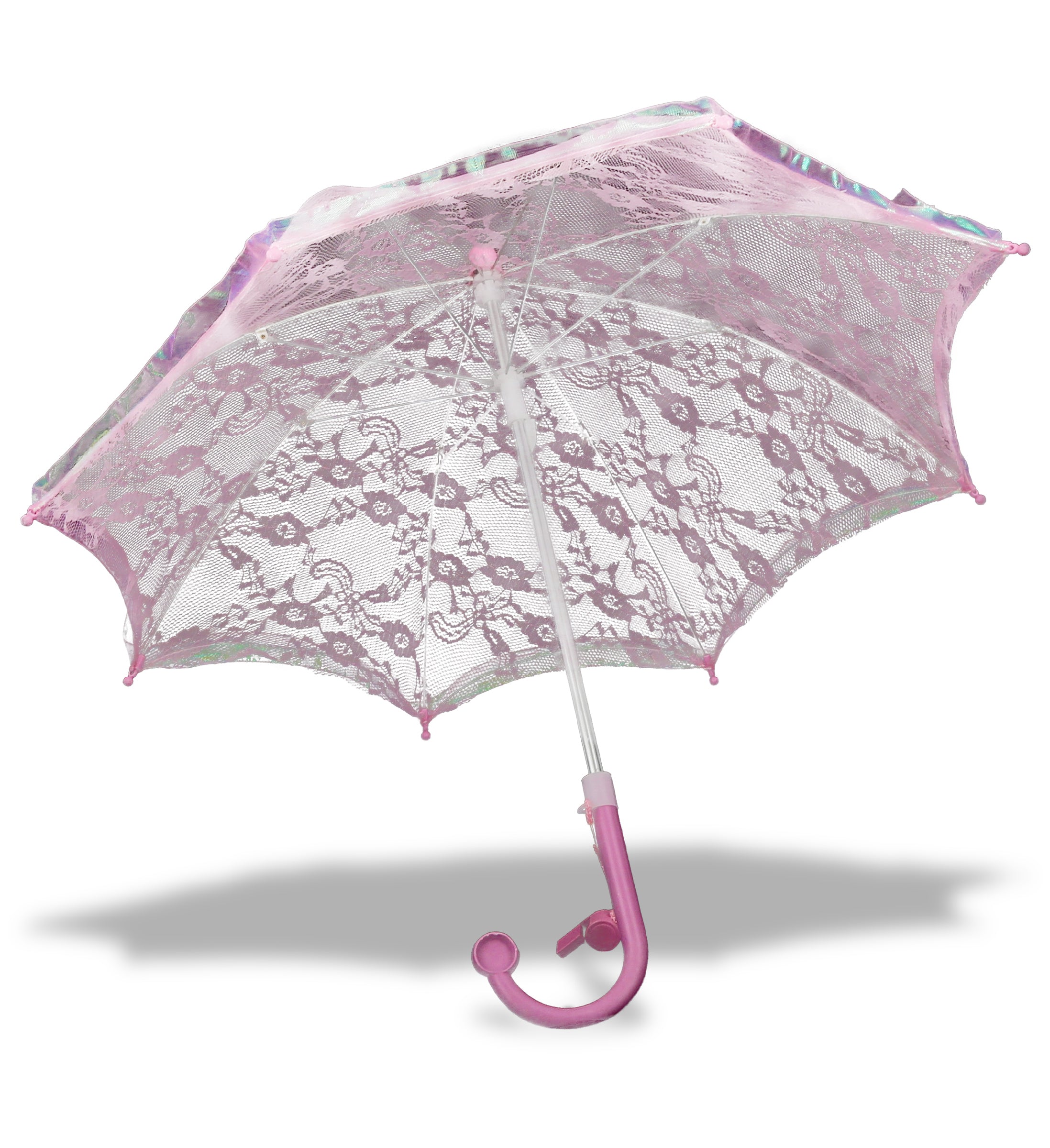 Custom - Parasol Umbrella With Whistle - Pink