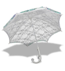 Custom - Parasol Umbrella With Whistle - White