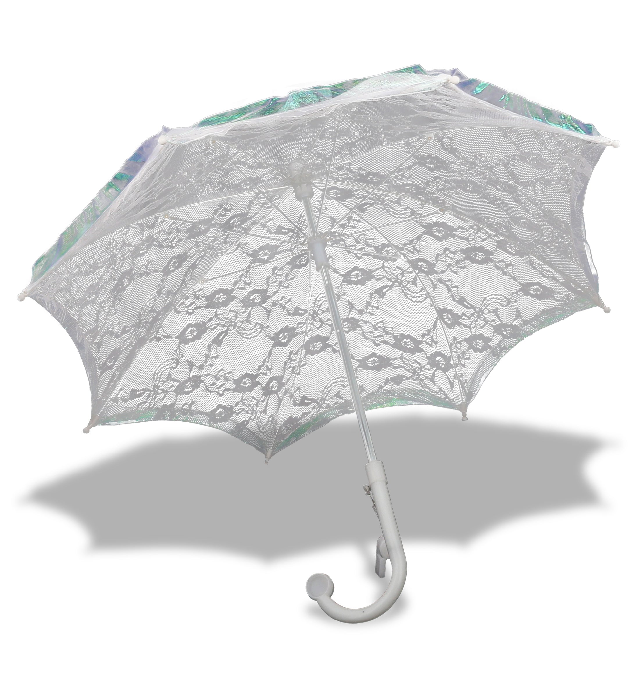 Custom - Parasol Umbrella With Whistle - White