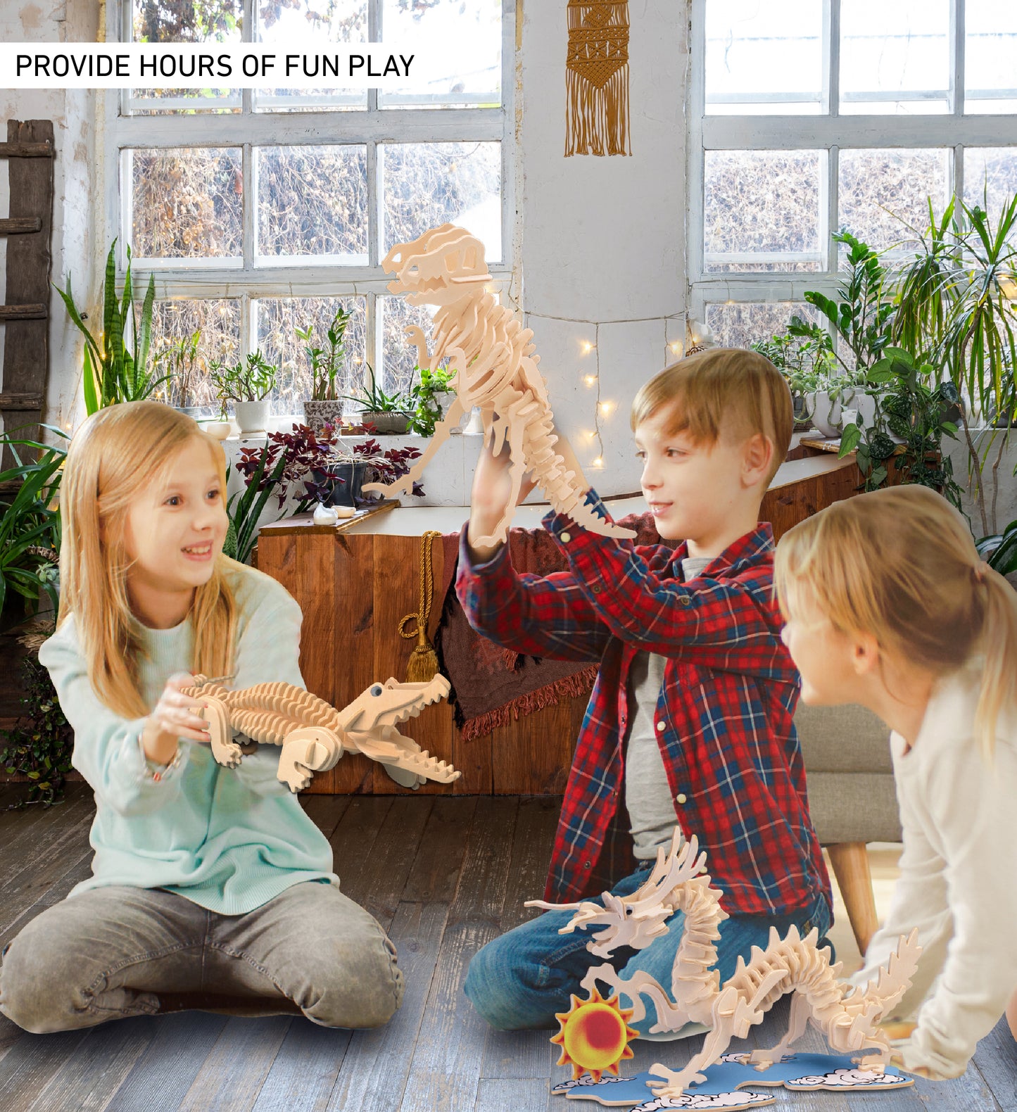 3D PUZZLES - ALLIGATOR