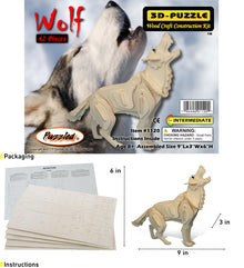 3D PUZZLES - WOLF