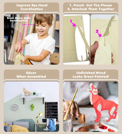 3D PUZZLES - WOLF