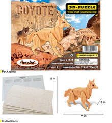 3D PUZZLES - COYOTE