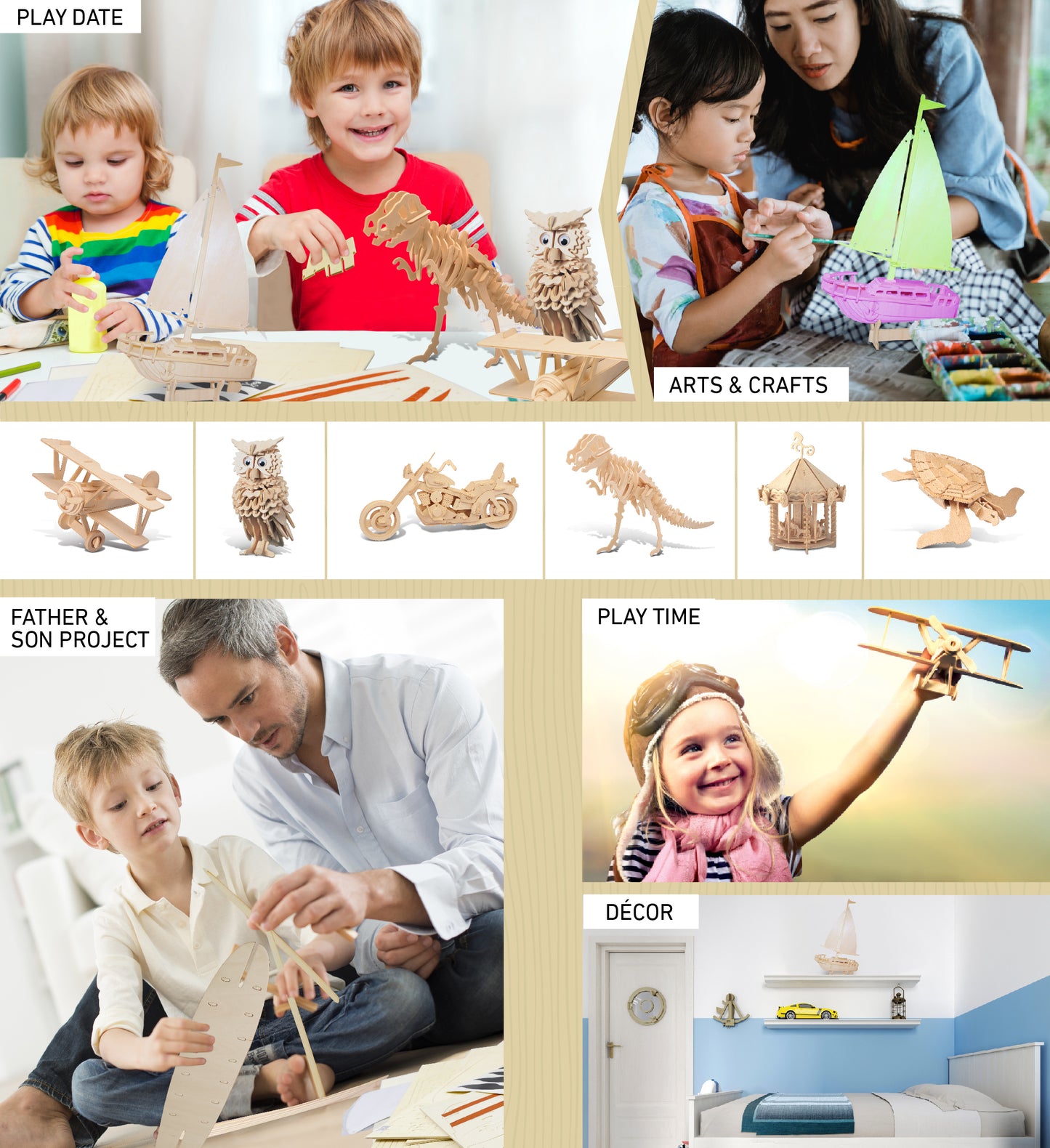 3D PUZZLES - SAILBOAT