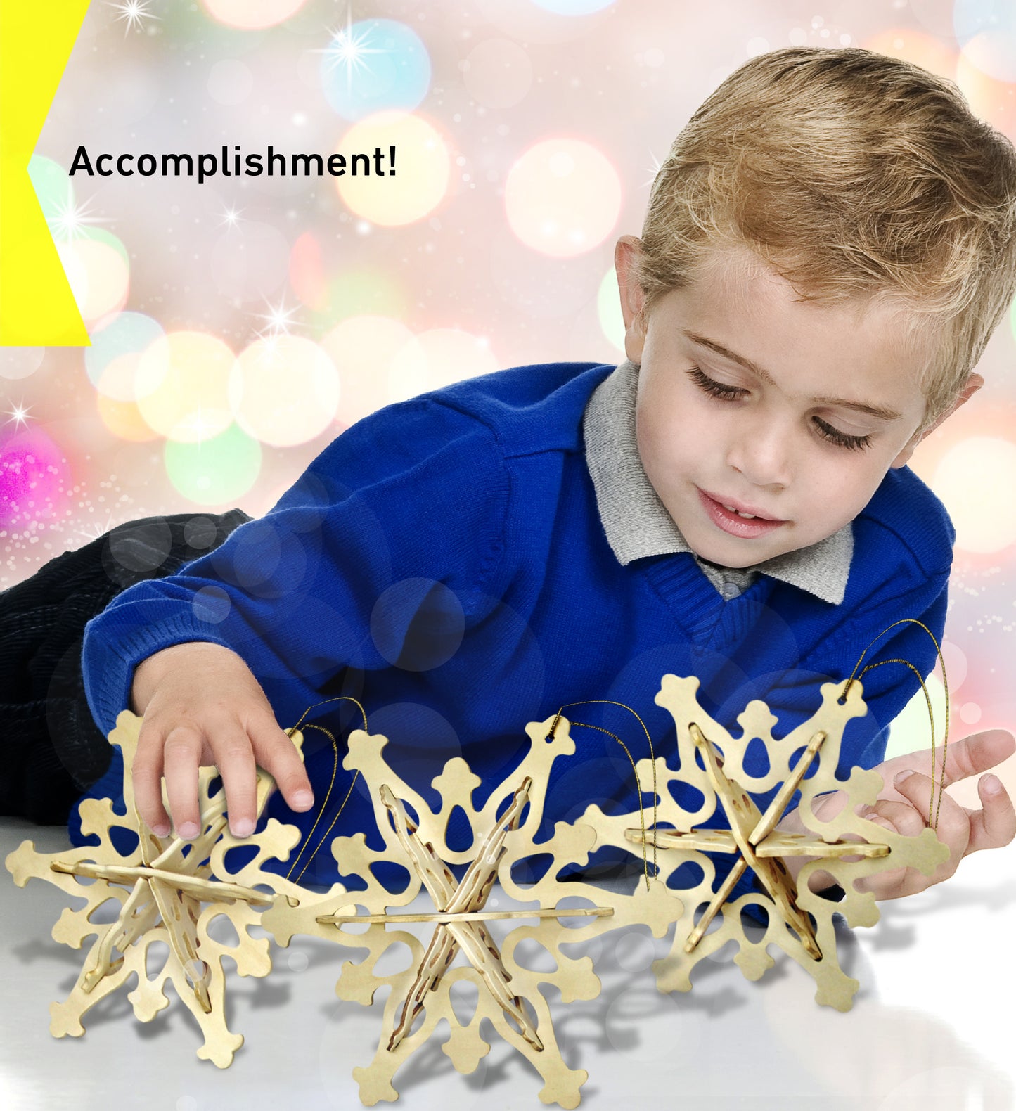 3D PUZZLES - SNOWFLAKE ORNAMENTS