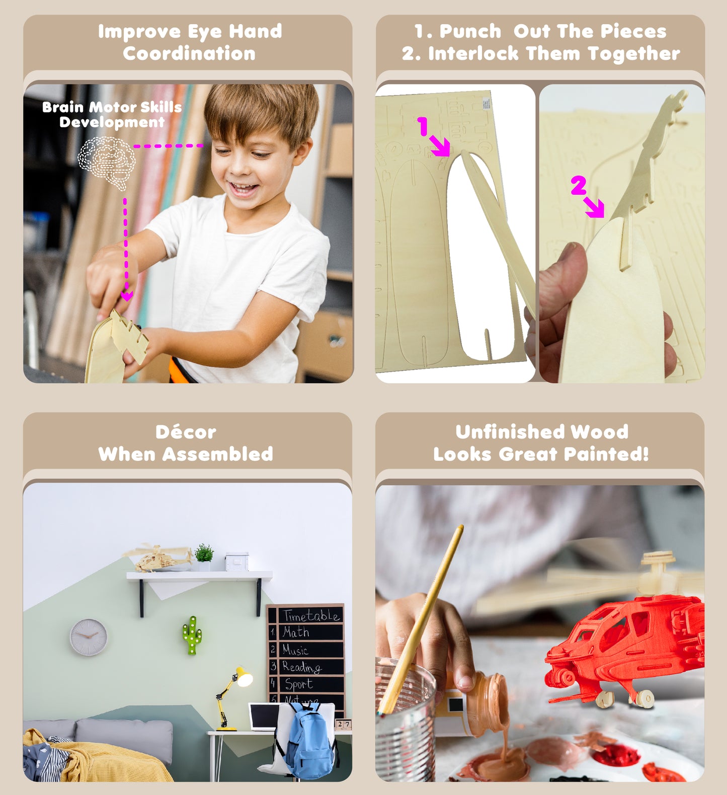 3D PUZZLES - APACHE