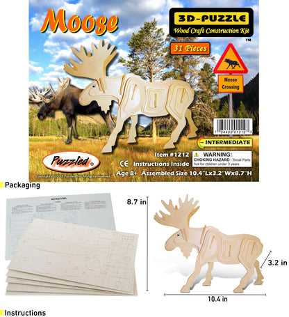 3D PUZZLES - MOOSE