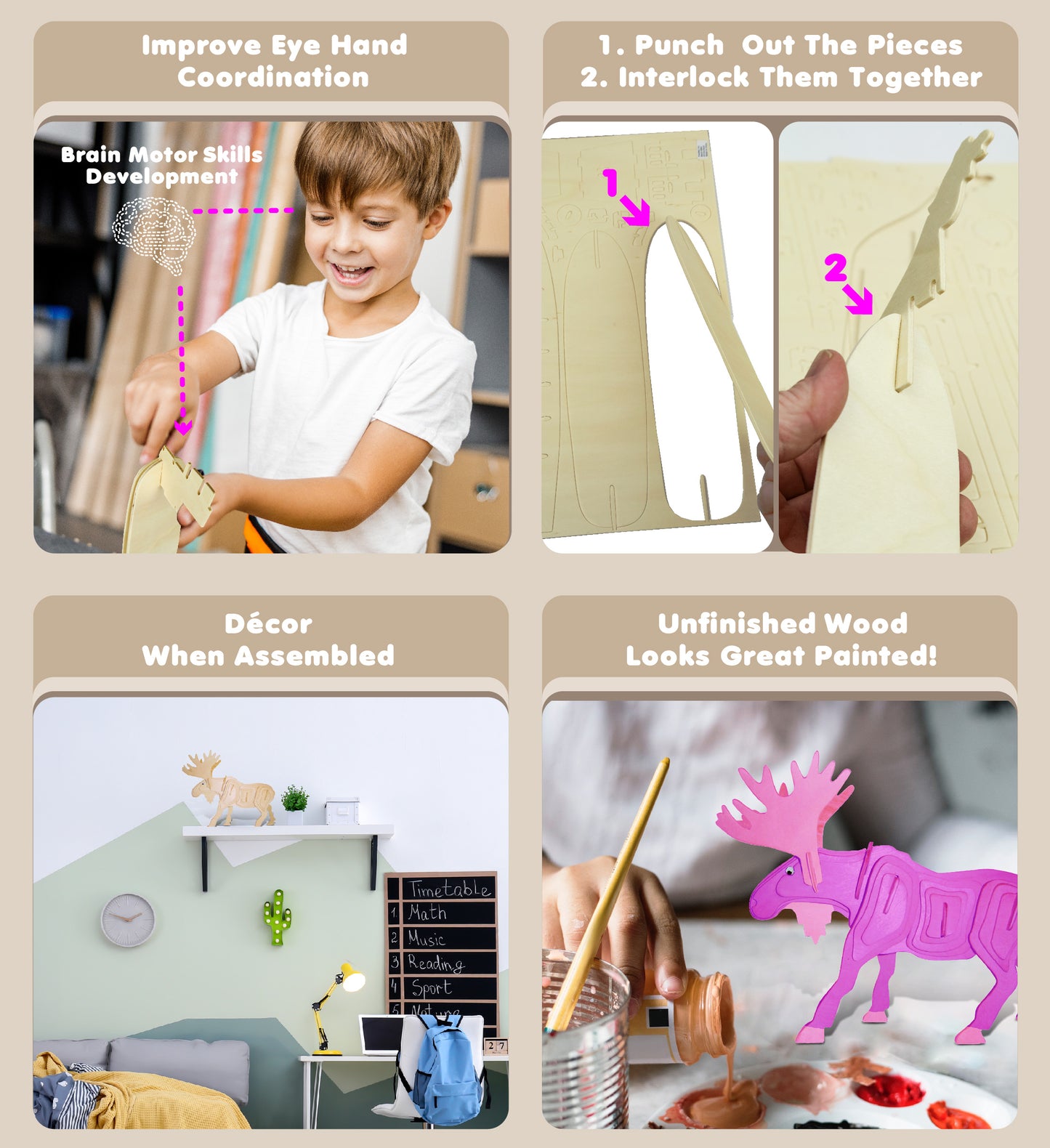 3D PUZZLES - MOOSE