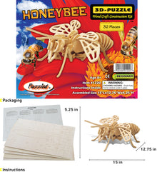 3D PUZZLES - HONEYBEE