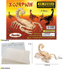 3D PUZZLES - SCORPION