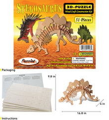 3D PUZZLES - STEGOSAURUS LR