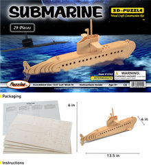 3D PUZZLES - SUBMARINE