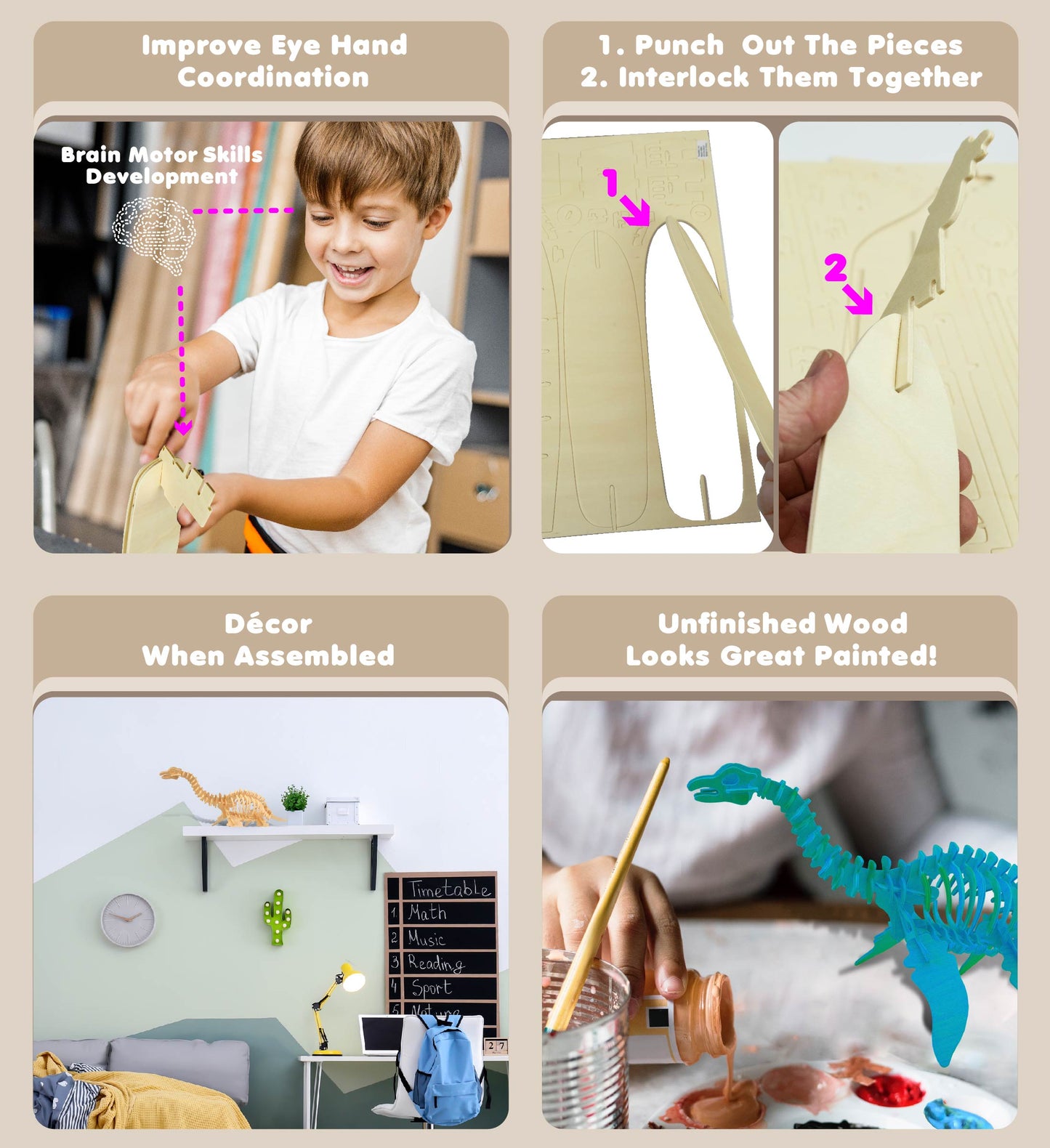3D PUZZLES - PLESIOSAURUS