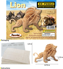 3D PUZZLES - LITTLE LION