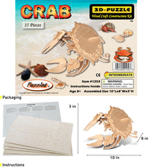 3D PUZZLES - CRAB