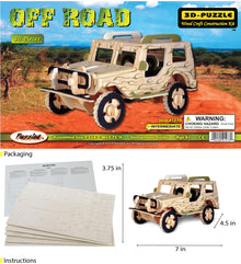3D PUZZLES - OFF ROAD