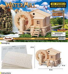 3D PUZZLES - WATER MILL