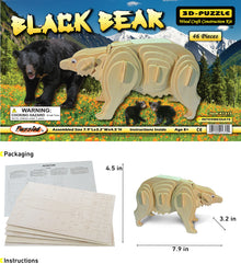 3D PUZZLES - BLACK BEAR
