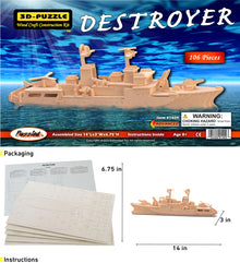 3D PUZZLES - DESTROYER