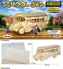 3D PUZZLES - SCHOOL BUS