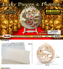 3D PUZZLES - LUCKY DRAGON & PHOENIX
