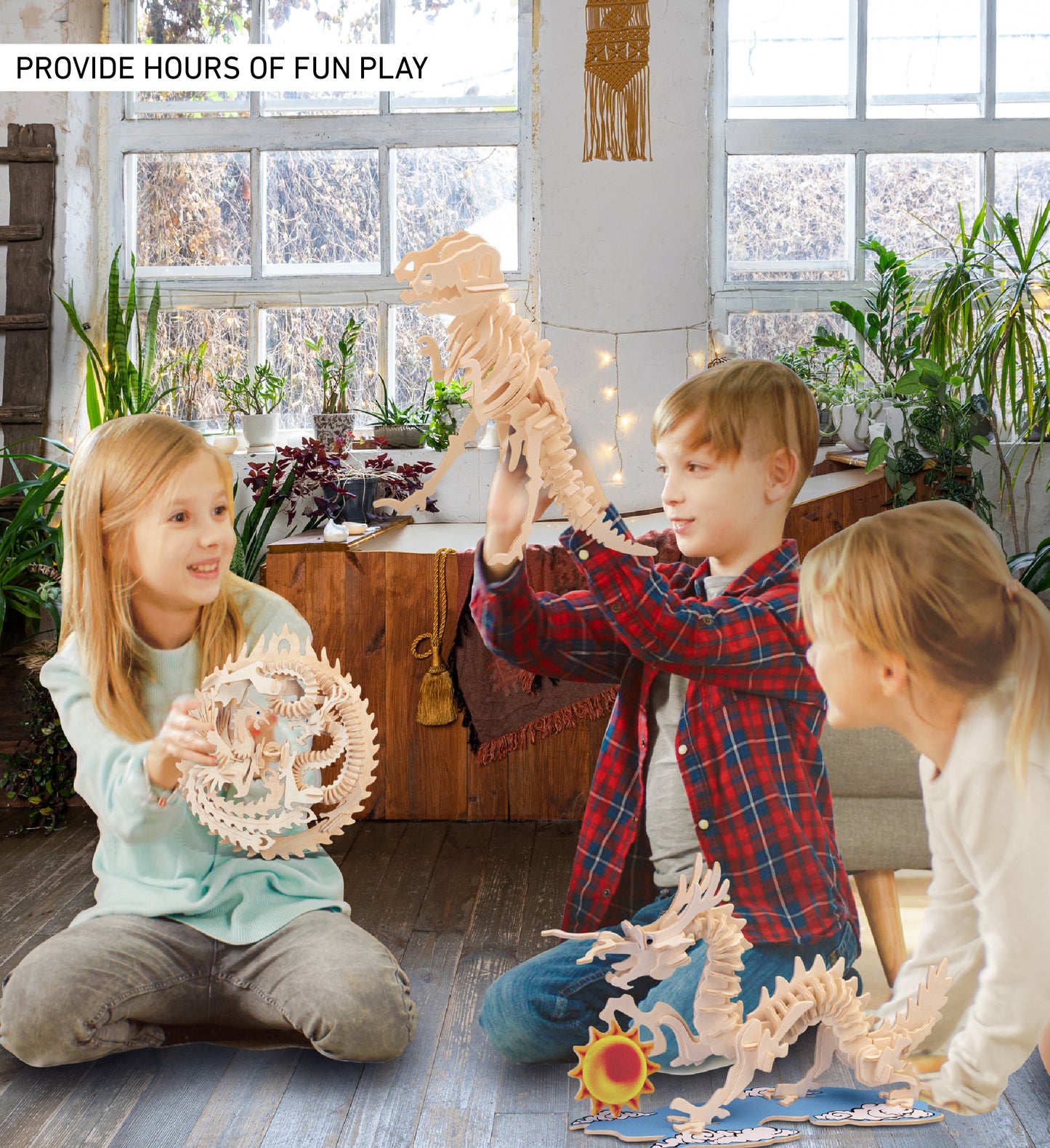3D PUZZLES - LUCKY DRAGON & PHOENIX