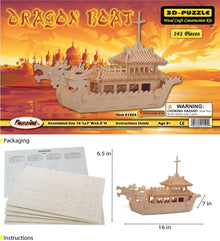 3D PUZZLES - DRAGON BOAT