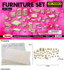 3D PUZZLES - FURNITURE SET LR