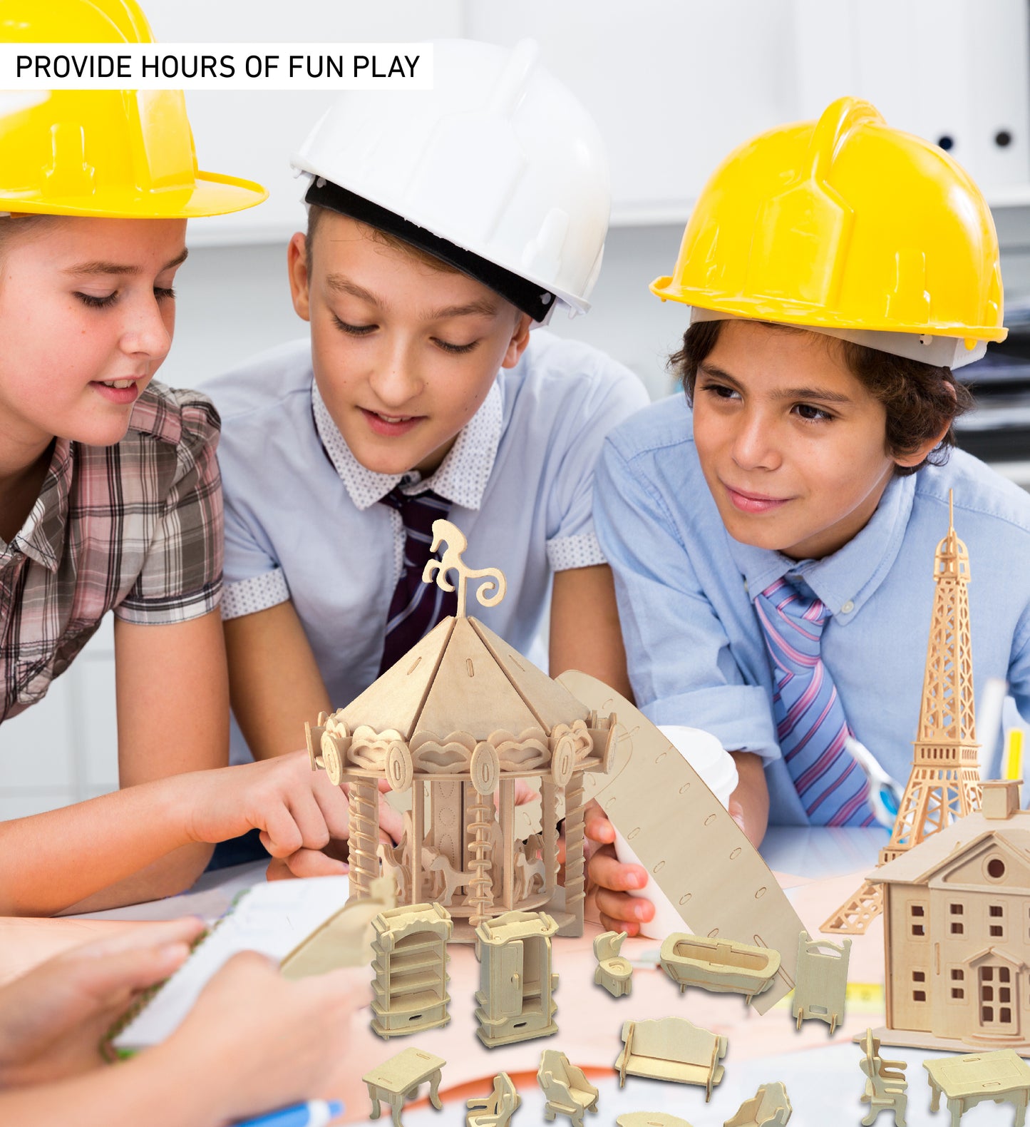 3D PUZZLES - FURNITURE SET LR