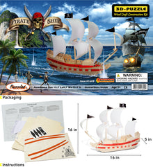 3D PUZZLES - PIRATE SHIP