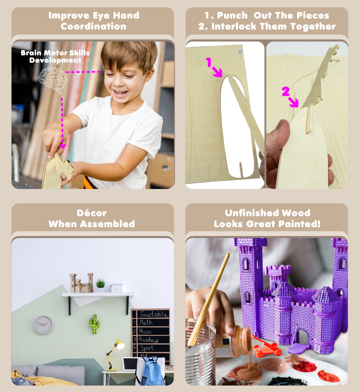 3D PUZZLES - CASTLE