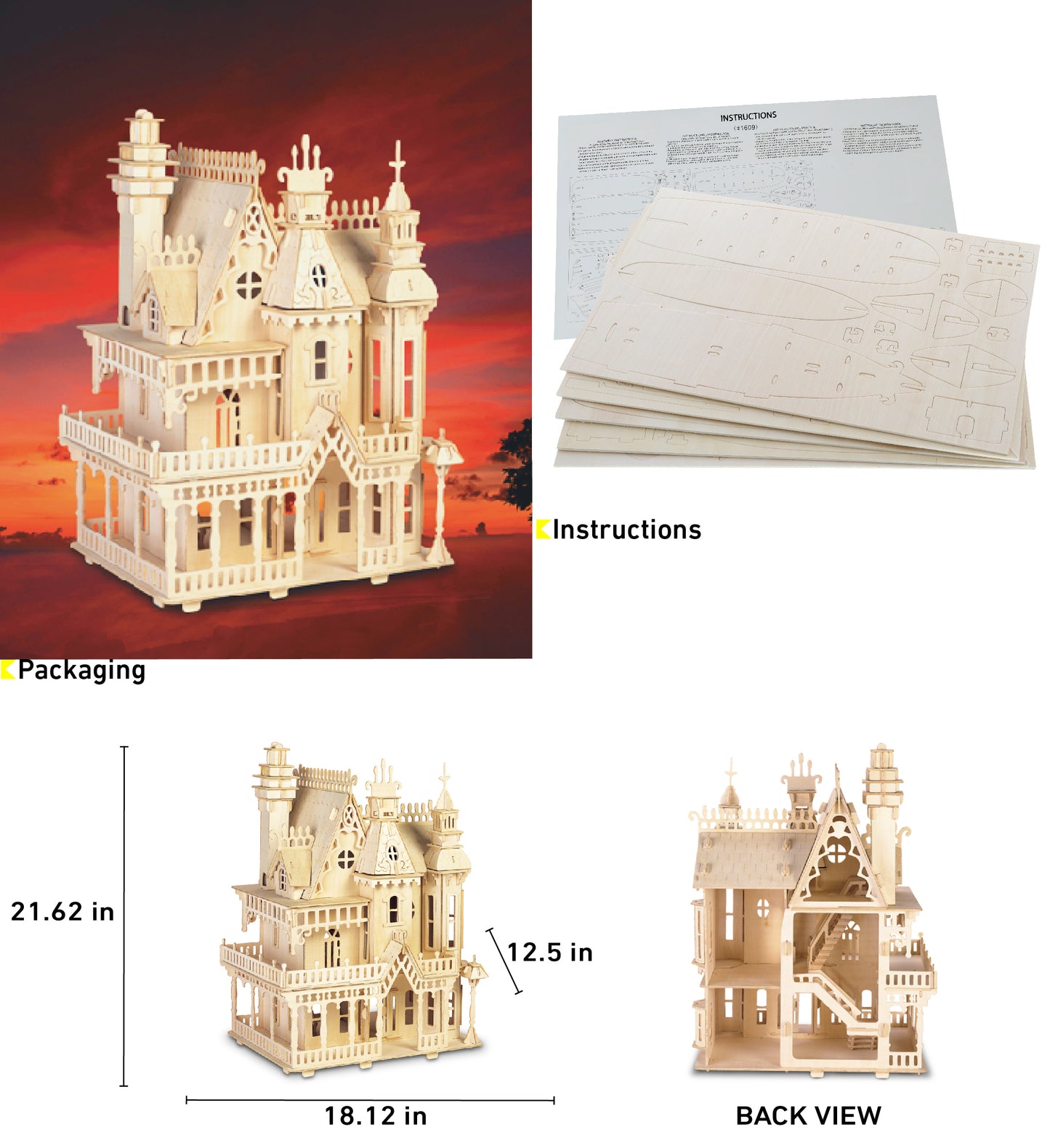 3D PUZZLES - FANTASY VILLA