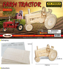 3D PUZZLES - FARM TRACTOR