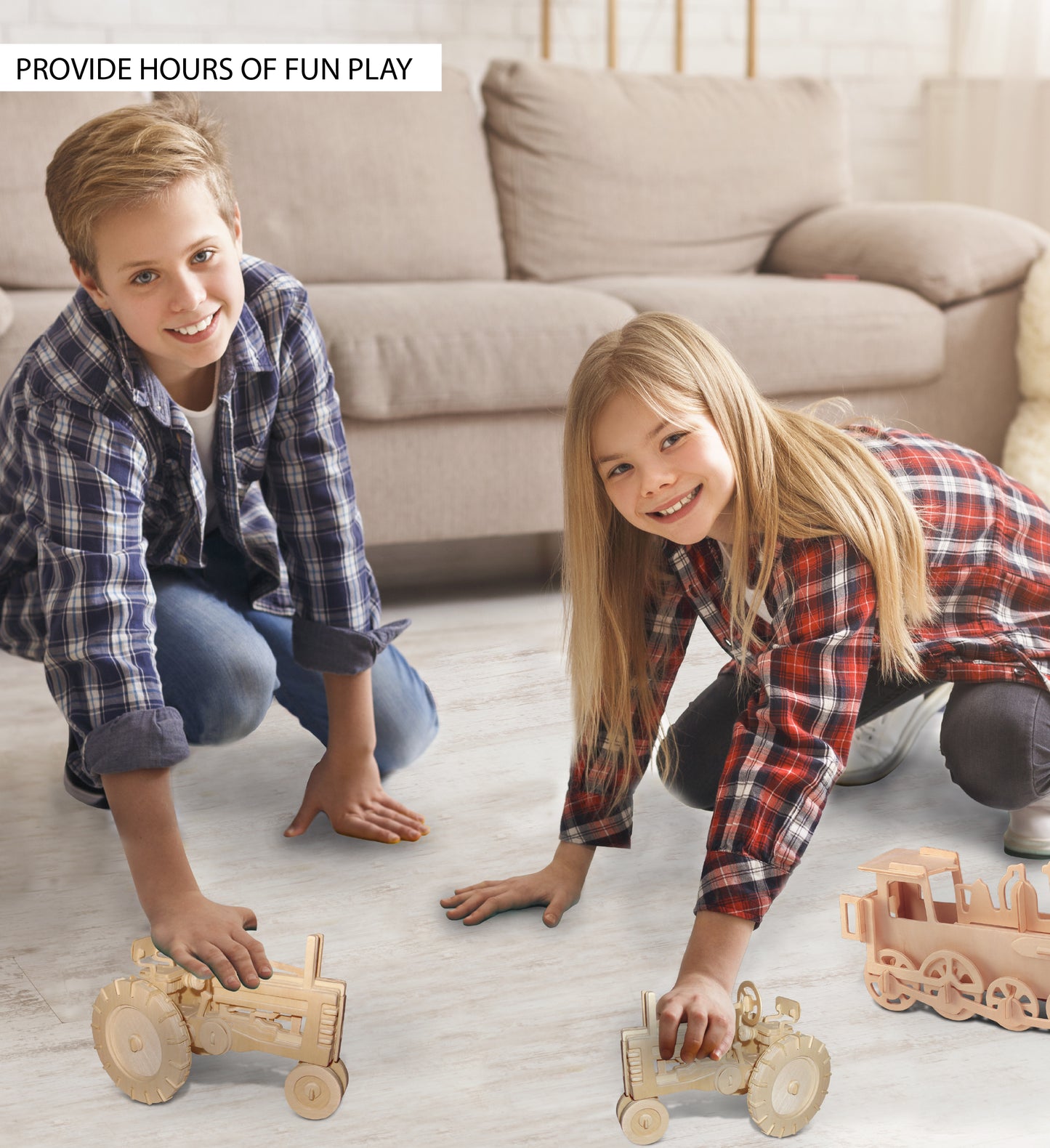 3D PUZZLES - FARM TRACTOR