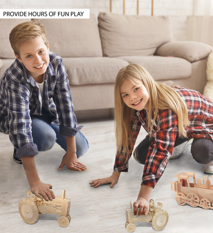 3D PUZZLES - FARM TRACTOR
