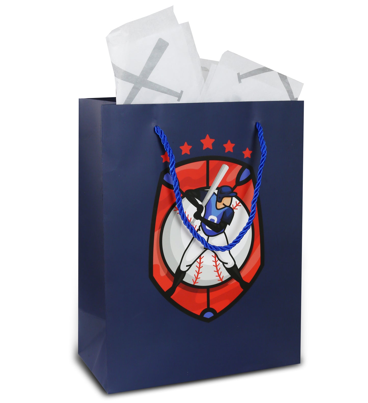 GIFT BAG & TISSUE PAPER - BASEBALL
