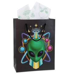 GIFT BAG & TISSUE PAPER - ALIEN