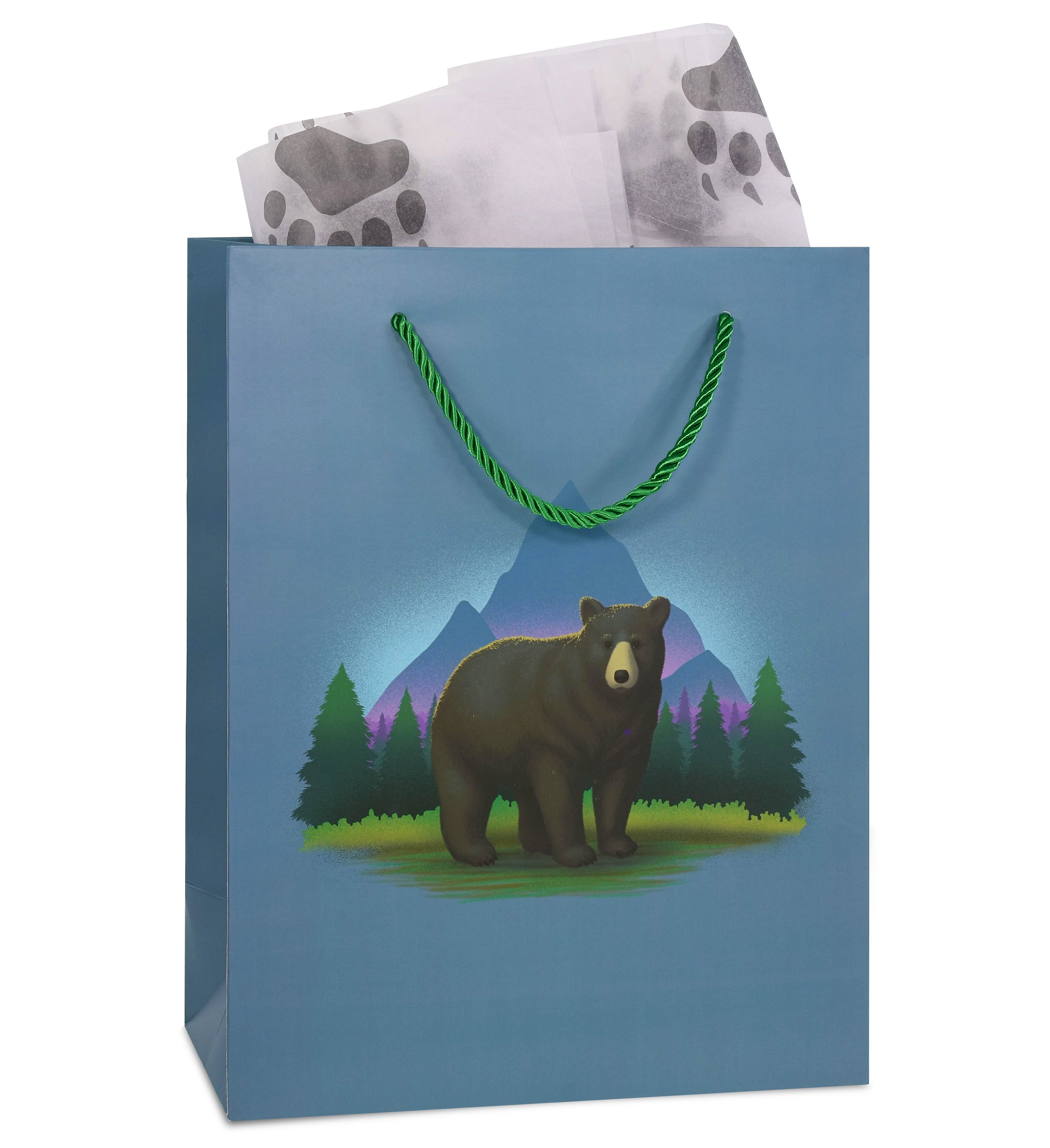 GIFT BAG & TISSUE PAPER - BLACK BEAR