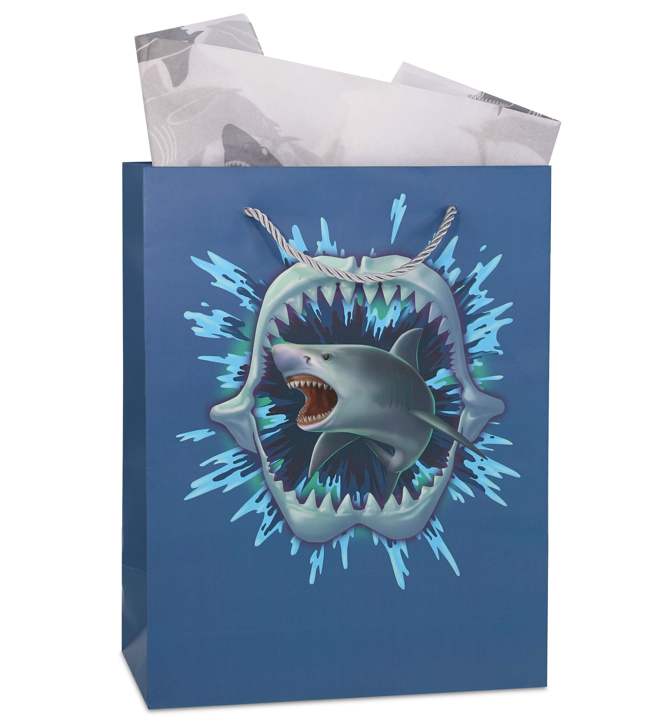 GIFT BAG & TISSUE PAPER - SHARK