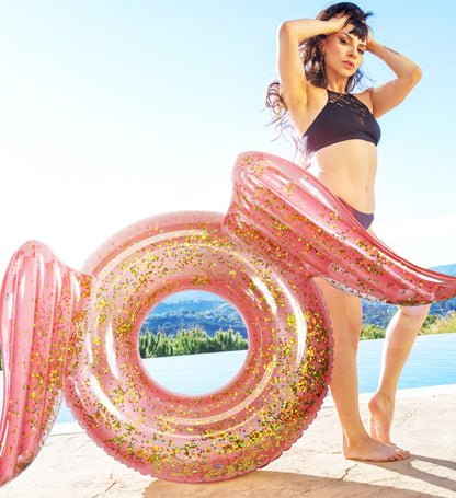 Pool Float - ANGEL WINGS TUBE - ROSE GOLD