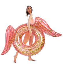 Pool Float - ANGEL WINGS TUBE - ROSE GOLD