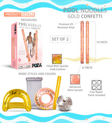 Pool Float - 74" ROSE GOLD NOODLE - SET OF 2